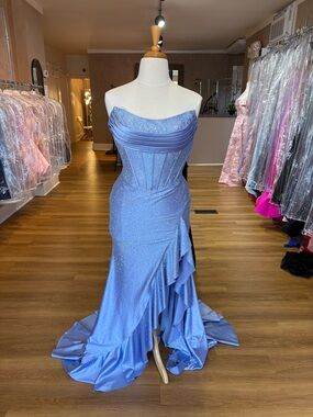 Sherri Hill Periwinkle Evening Gown